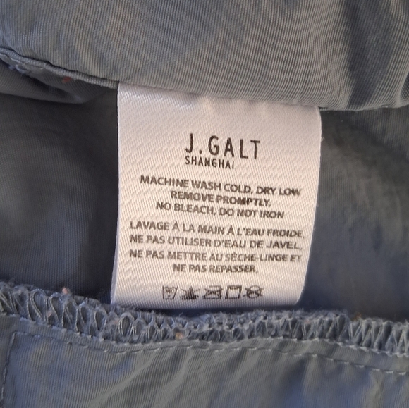 Brandy Melville- J. Galt Shanghai/ Gray Hooded Zip-Up Jacket/ US S - Picture 10 of 13